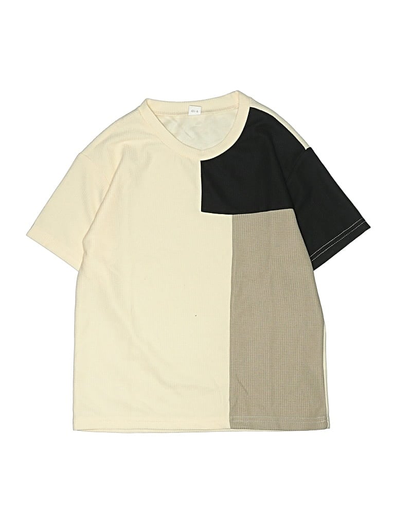 Pre-owned Unbranded Kids' Short Sleeve T-shirt In Ivory