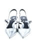 Zara Metallic Silver Heels Size EU 39 - photo 2