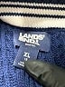 Lands' End 100% Cotton Chevron-herringbone Blue Pullover Sweater Size XL - photo 7