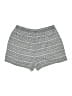 Garnet Hill 100% Tencel Chevron-herringbone Gray Shorts Size 8 - photo 2