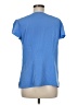 Lands' End 100% Polyester Blue Short Sleeve Blouse Size 6 - photo 2