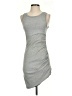 Leith Solid Gray Casual Dress Size S - photo 1