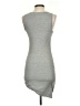 Leith Solid Gray Casual Dress Size S - photo 2