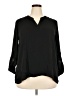 Simply Vera Vera Wang 100% Polyester Black 3/4 Sleeve Blouse Size XXL - photo 1
