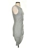 Leith Solid Gray Casual Dress Size S - photo 4