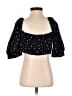 Re:named Black 3/4 Sleeve Blouse Size S - photo 2
