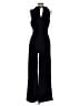 Fashion Nova Solid Black Jumpsuit Size L - photo 2