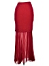 RIVIR Solid Red Formal Skirt Size M - photo 1