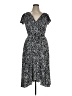 DKNY Polka Dots Black Casual Dress Size 14 - photo 1