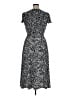 DKNY Polka Dots Black Casual Dress Size 14 - photo 2