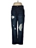 Forever 21 100% Cotton Hearts Blue Jeans Size 31 waist - photo 1
