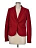 The Limited 100% Polyester Solid Red Blazer Size M - photo 1