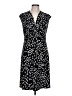 Anne Klein Animal Print Black Casual Dress Size L - photo 1