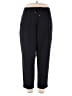 M&S Solid Black Casual Pants Size 18 - photo 1