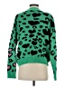 Shein 100% Acrylic Hearts Green Cardigan Size 4 - photo 2