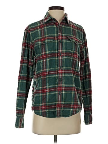 American Eagle Outfitters Long Sleeve Button-Down Shirt (view 1)