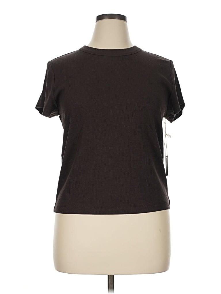 Pre-owned Haven Short Sleeve T-shirt In Brown