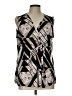 Dana Buchman Black Sleeveless Blouse Size L - photo 1