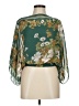 Max Studio Floral Green 3/4 Sleeve Blouse Size M - photo 1