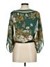 Max Studio Floral Green 3/4 Sleeve Blouse Size M - photo 2