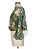Max Studio Floral Green 3/4 Sleeve Blouse Size M - photo 5