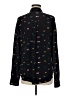 Rails Hearts Black Long Sleeve Blouse Size M - photo 2