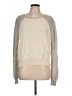 Unbranded 100% Cashmere Color Block Ivory Cashmere Pullover Sweater Size L (estimated) - photo 1