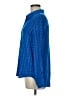 L'Agence Blue Long Sleeve Blouse Size Med (2) - photo 5