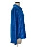 L'Agence Blue Long Sleeve Blouse Size Med (2) - photo 4
