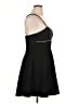 Lush 100% Polyester Solid Black Cocktail Dress Size XL - photo 4