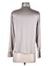 Gucci 100% Silk Metallic Silver Long Sleeve Silk Top Size EU (IT) 42 / US 6 - photo 2