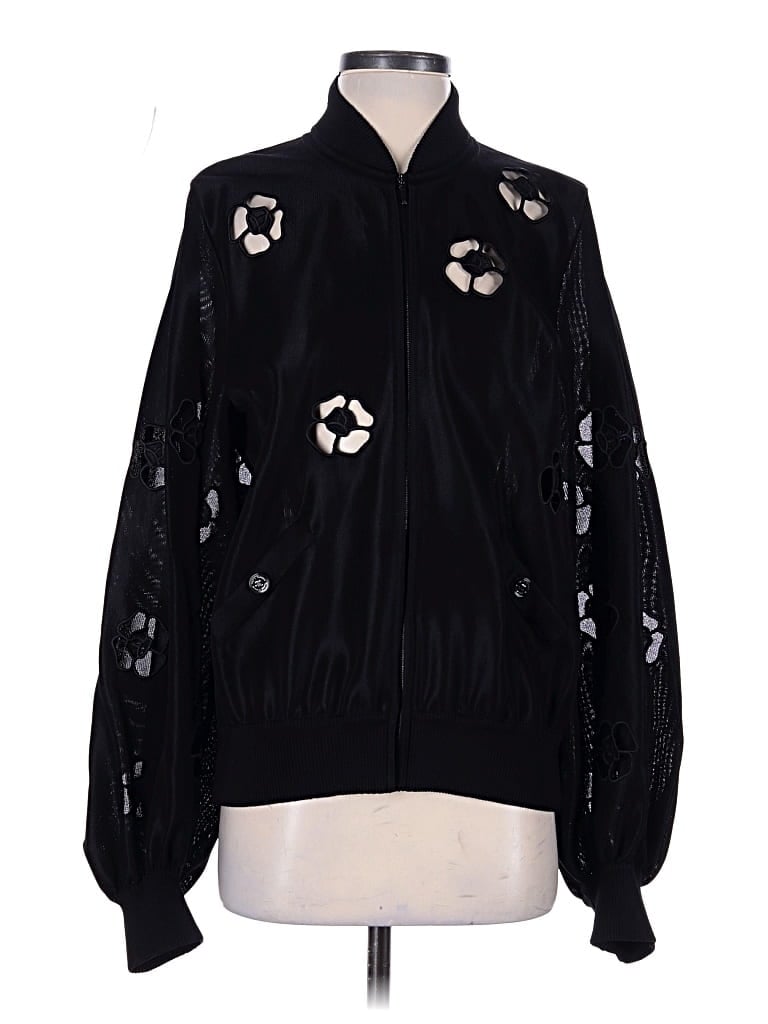 Chanel Track Jacket, Black Stars
