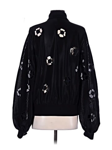 Chanel Floral Cut-out Bomber Jacket  (view 2)