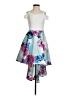 Speechless Floral Blue Dress Size 12 - photo 1