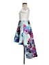 Speechless Floral Blue Dress Size 12 - photo 5