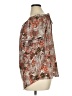 Unbranded Brown Short Sleeve Blouse Size XL - photo 5