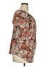 Unbranded Brown Short Sleeve Blouse Size XL - photo 4