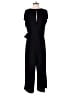 Nicole Miller New York Solid Black Jumpsuit Size M - photo 2