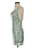Windsor 100% Polyester Stars Green Cocktail Dress Size S - photo 5