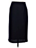 J.Crew 100% Wool Solid Blue Black Wool Skirt Size 4 (petite) - photo 1