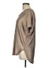 She + Sky Metallic Tan Short Sleeve Top Size L - photo 5