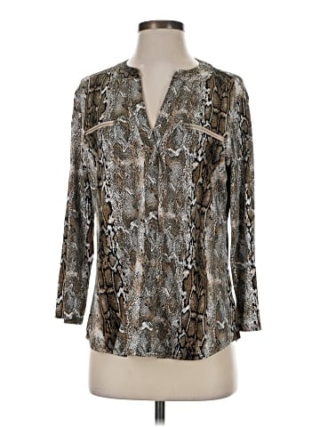 Always Indigo 3/4 Sleeve Blouse (view 1)