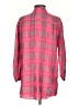 Rory Beca Plaid Pink 3/4 Sleeve Button-Down Shirt Size S - photo 2