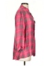 Rory Beca Plaid Pink 3/4 Sleeve Button-Down Shirt Size S - photo 4