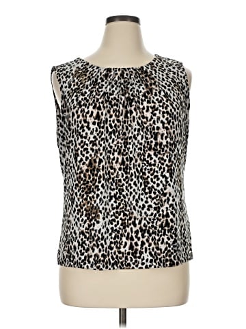 Calvin Klein Sleeveless Blouse (view 1)