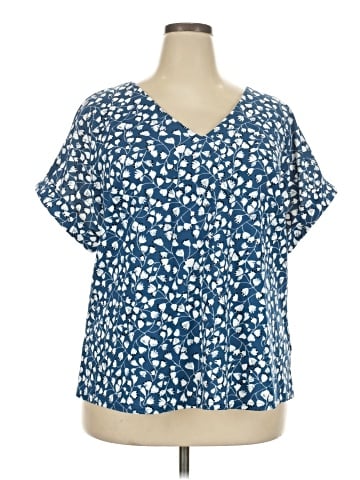 MELLODAY Short Sleeve Blouse (view 1)
