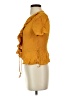 H&M Yellow Short Sleeve Blouse Size 4 - photo 5