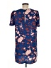 Forever 21 Print Blue Casual Dress Size M - photo 2