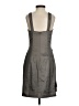 Cache Chevron-herringbone Gray Cocktail Dress Size 2 - photo 2