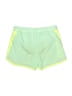 Gap 100% Polyester Color Block Green Athletic Shorts Size M - photo 2